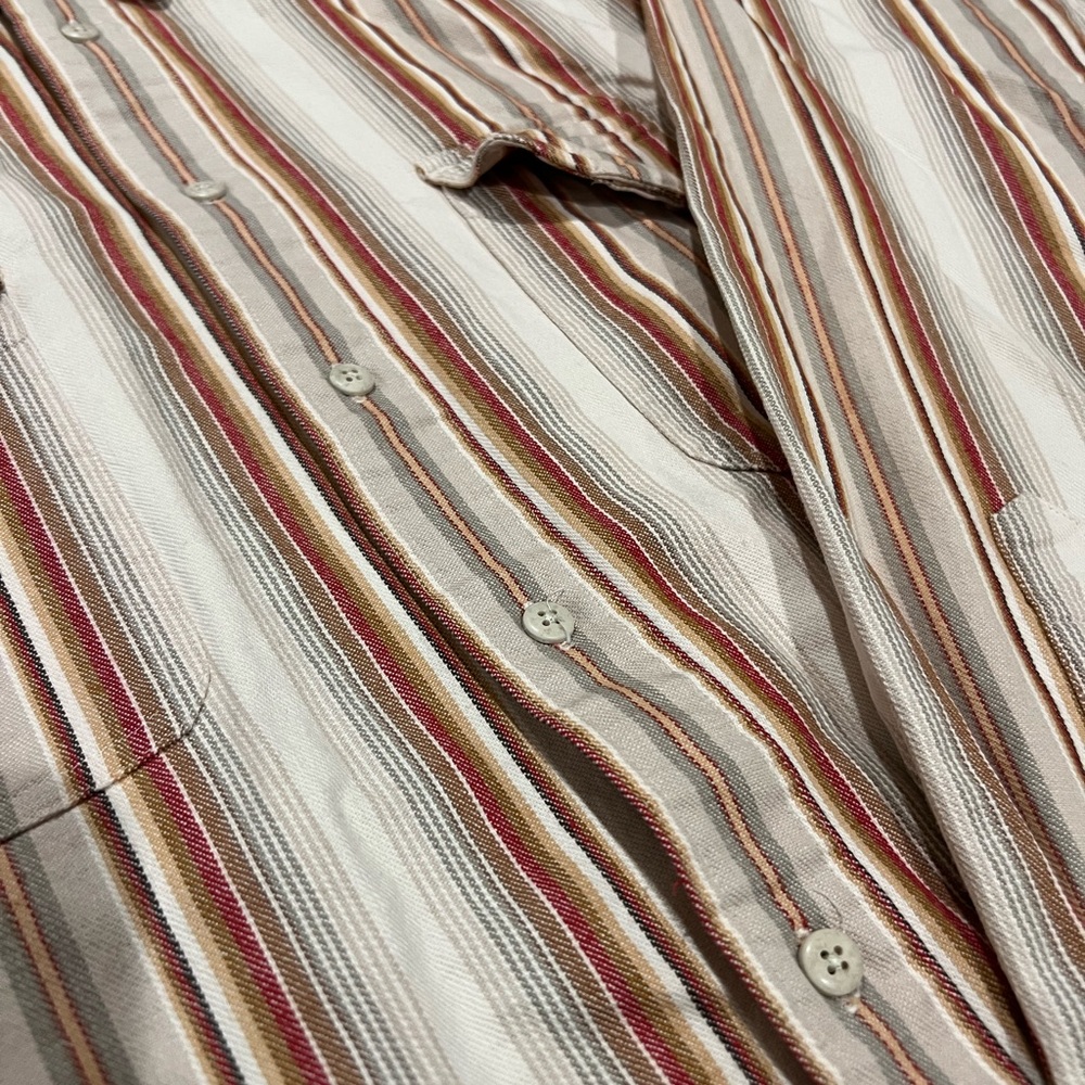 Vintage 90s Eddie Bauer Flannel Shirt Elkhorn Twill Plaid Long Sleeve Mens Large - Picture 3 of 3